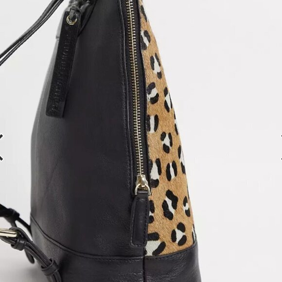 Paul Costelloe‎ Animal Print Leather Backpack main image 11